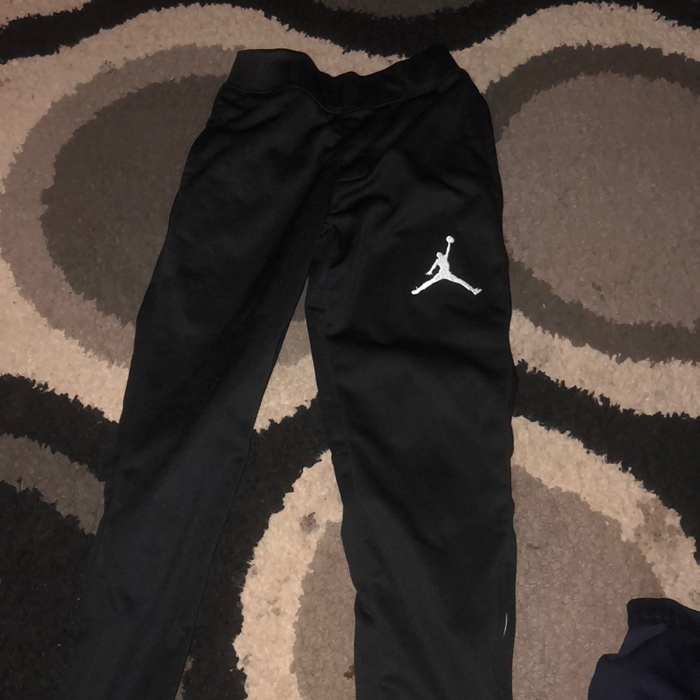 Lil boys Jordan track pants